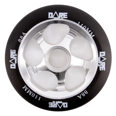 Dare Motion Scooter Wheel - Black/Silver 110mm