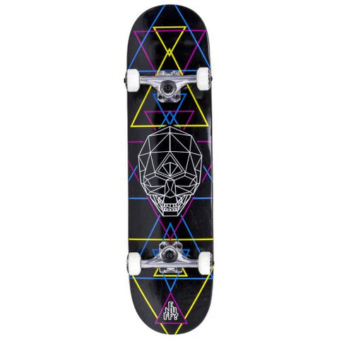 Enuff Geo Skull Complete Skateboard - Black