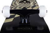 Rocket  Complete  Skateboard - Vortex Foil - Gold 8" x 31.5 "
