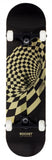 Rocket  Complete  Skateboard - Vortex Foil - Gold 8" x 31.5 "