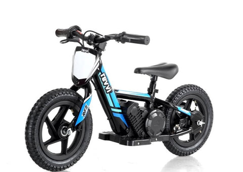 Revvi 12 Inch Electric Balance Bike - Blue - 2024 Model