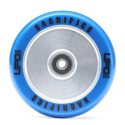 Sacrifice UFO Wheel – Blue Polished 110mm