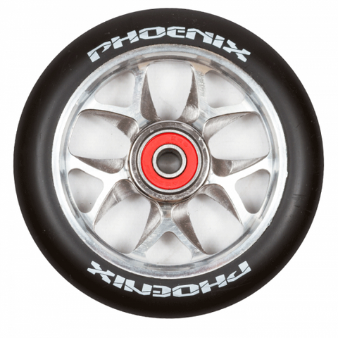 Phoenix F8 Alloy Core Wheels 110mm - Titanium/Black