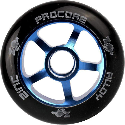 Zinc Pro Core 100mm Stunt Scooter Wheels - Blue