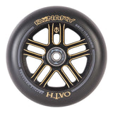 Oath Binary 115mm x 30mm Wheels - SOLD AS A PAIR - Black / Orange