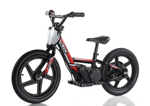 Revvi 16 Inch 250W Electric Balance Bike - RED - 2024 Model