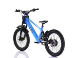 Revvi 20" Kid's Electric Motor Bike - Blue  - PRE ORDER