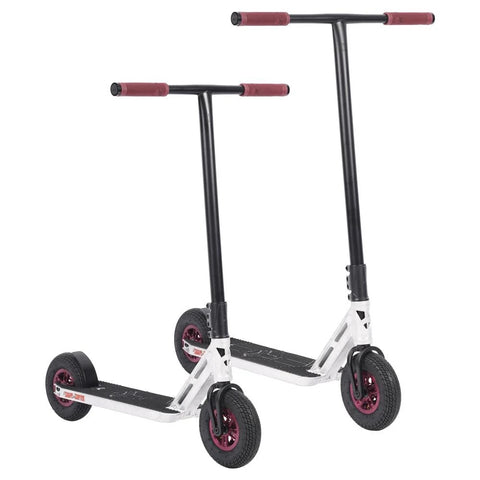 Triad Shape Shifter Dirt Scooter- Stone / Black / Red