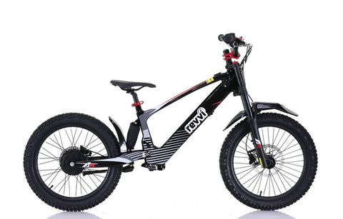 Revvi 20" Kid's Electric Motor Bike - Black - PRE ORDER