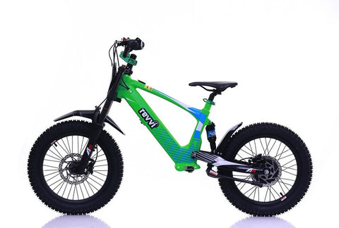 Revvi 18" Electric Motor Bike - Green