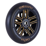 Oath Binary 115mm x 30mm Wheels - SOLD AS A PAIR - Black / Orange