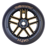 Oath Binary 115mm x 30mm Wheels - SOLD AS A PAIR - Black / Orange