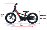 Revvi 16" Plus Electric Balance Bike - Orange