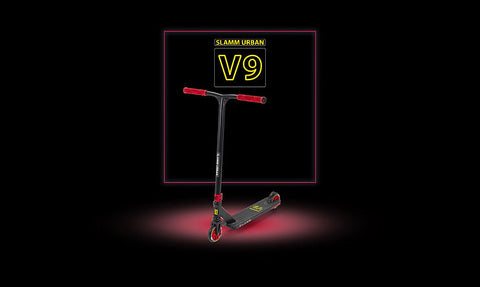 Slamm Urban V9 Stunt Scooter - Black / Red