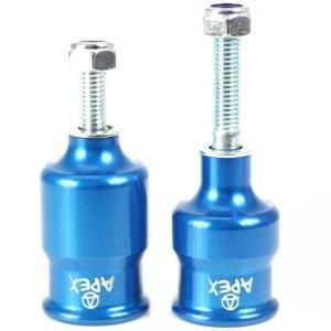 Apex Coopegs Stunt Scooter Pegs  - Blue