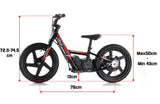 Revvi 16 Inch Plus Electric Balance Bike - Red