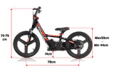 Revvi 16 Inch Plus Electric Balance Bike - Red