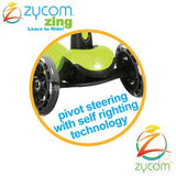 Zycom Zing Light Up Complete Scooter with Light Up Wheels - Lime/Black