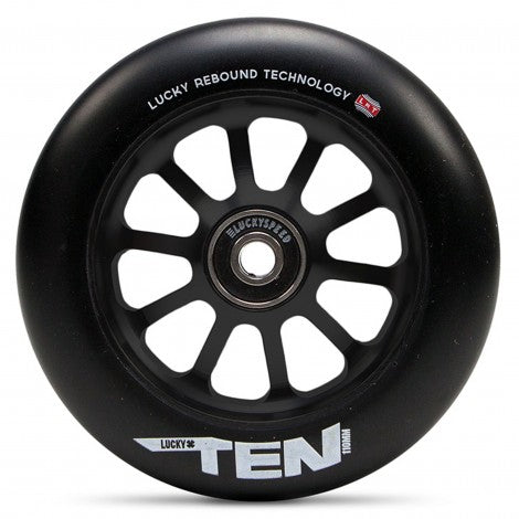Lucky Ten 110mm Scooter Wheel - Black/Black