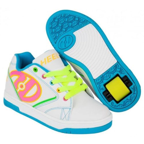 Heelys Propel Roller Skate Shoe White / Neon Uk 12
