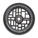 Oath Lattice 110mm  Stunt Scooter Wheels - Anodised Satin Black