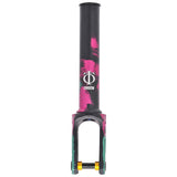 Oath Shadow SCS/HIC  Stunt Scooter Fork Green/Pink/Black