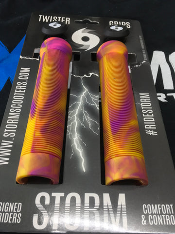 Storm Twister Scooter Grips - Sunset