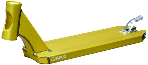 Apex Jesse Bayes Signature Stunt Scooter Deck - Gold