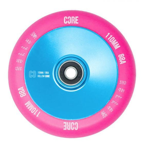 Core Hollow 110mm Stunt Scooter Wheels - Pink/Blue