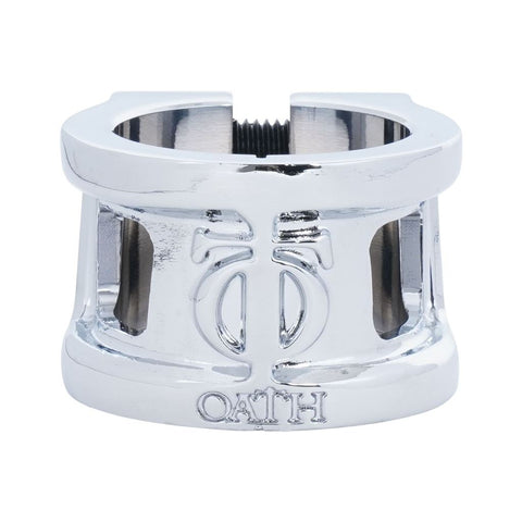 Oath Cage V2 Alloy 2 Bolt Clamp - Neo Silver