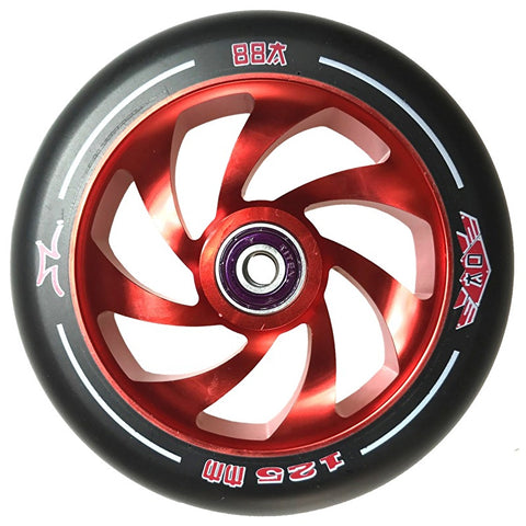 AO Spiral 125mm Scooter Wheel - Red