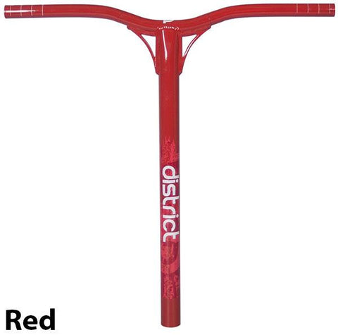 District ST-3 XL Scooter Bars - Red
