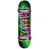 Creature Galaxy Logo Complete Skateboard - Green/Purple