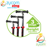 Zycom Zing Light Up Complete Scooter with Light Up Wheels - Red/Black