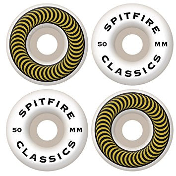 Spitfire Classics Gold / Black 99DU - 50mm Skateboard Wheels