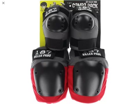 187 Killer Pro Pad Set Elbow And Knee Protection Guards