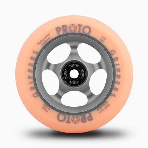 Proto Grippers Faded Series - Pastel Orange on Ghost Grey