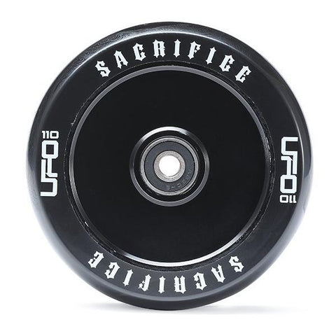 Sacrifice UFO Wheel – Black Black 110mm