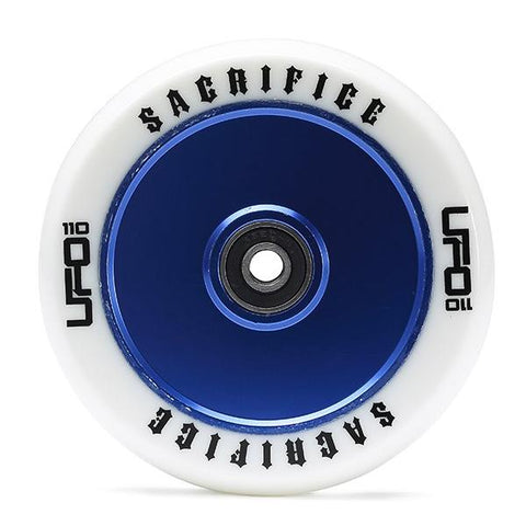 Sacrifice UFO Wheel – White Blue 120mm