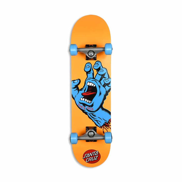 Santa Cruz Complete Screaming Hand Orange Skateboard 7.80