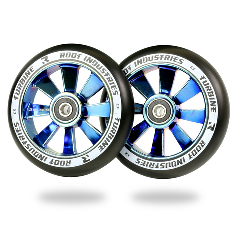 Root Industries Turbine Wheels 110mm | Black / Blue