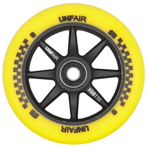 Unfair Compass Scooter Brad Signature Wheels - Yellow/Black