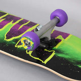 Creature Galaxy Logo Complete Skateboard - Green/Purple