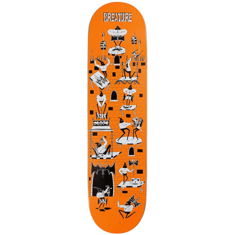 Creature Free For All Skateboard Deck - Orange
