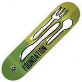 Foundation Skateboards Forks Skateboard Deck - Green