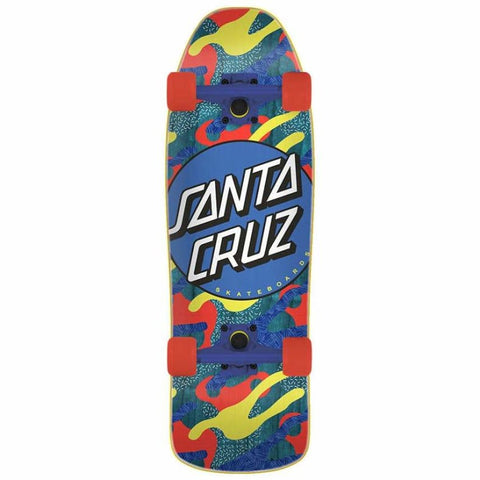 Santa Cruz Skateboards Primary Dot 80's Cruzer Skateboard 8.38'' x 26.09''