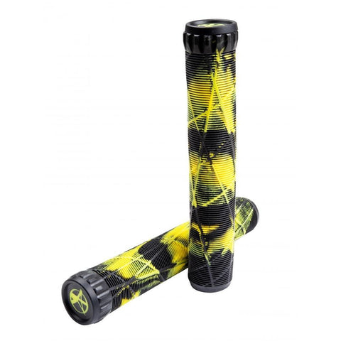 Eagle Supply Addict X OG Grips 180mm - Black/Yellow Marble